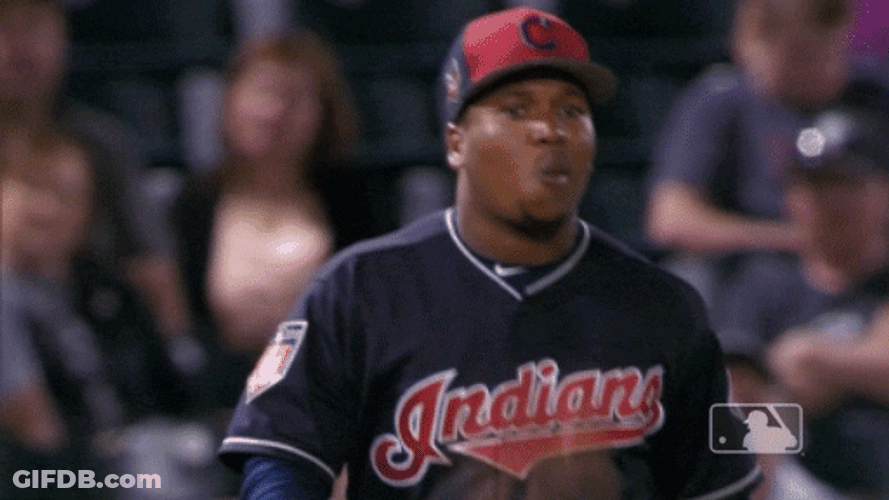 Jose Ramirez Boldly Walking GIF