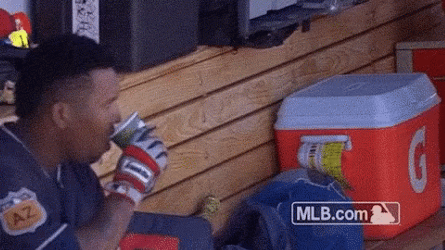 Jose Ramirez Drinking GIF