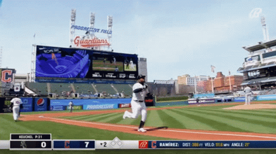 Jose Ramirez Running GIF