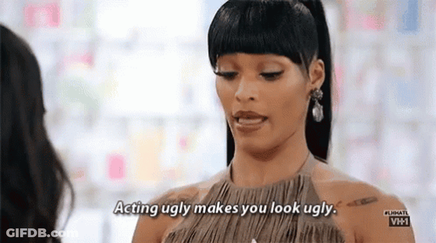Joseline Hernandez Acting Ugly Makes Ugly GIF