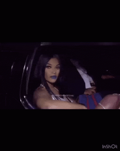 Joseline Hernandez Inside Car GIF