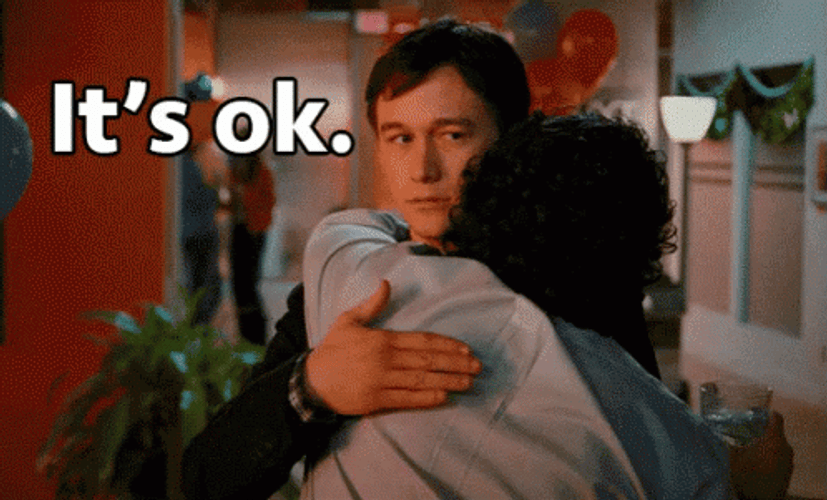 Joseph Gordon Levitt Comforting His Friend Its Ok GIF