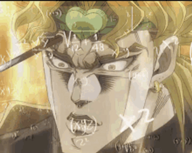 Joseph Joestar Confused Thoughts Anime Meme GIF
