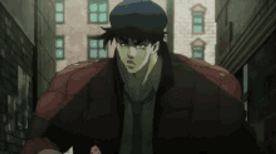 Joseph Joestar Drinking Soda GIF