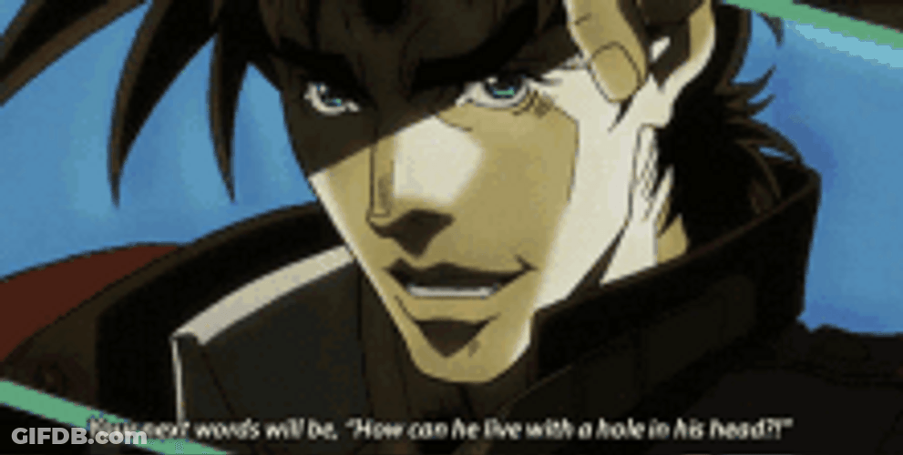 Joseph Joestar Frankly Speaking GIF