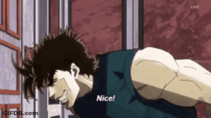 Joseph Joestar Nice Meme GIF