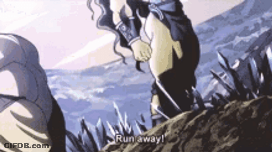 Joseph Joestar Run Away GIF