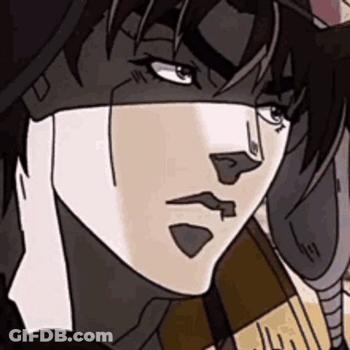 Joseph Joestar Taking Glasses Off GIF