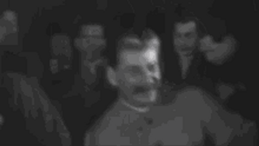 Joseph Stalin Laughing Hand Salute Vintage GIF