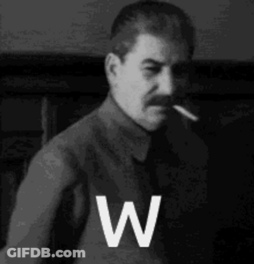 Joseph Stalin Smoking Cigarette Well Reaction GIF