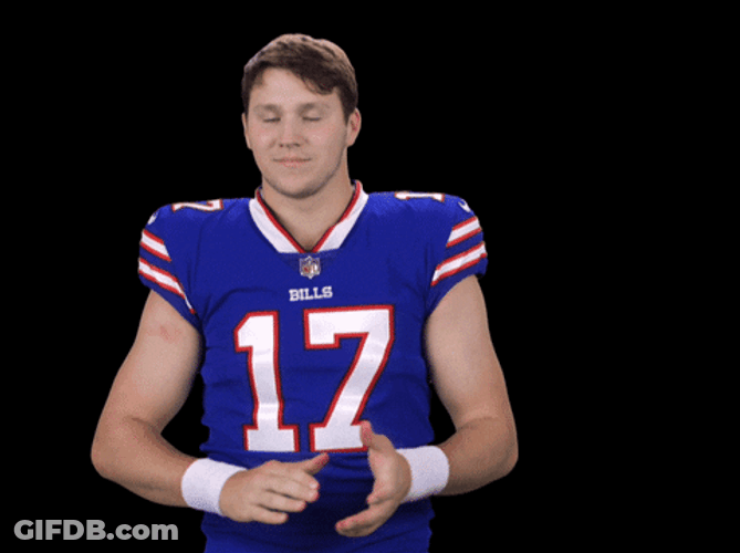 Josh Allen Clapping GIF