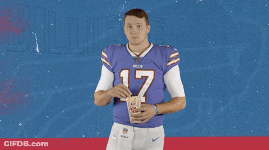Josh Allen Eating Popcorn GIF