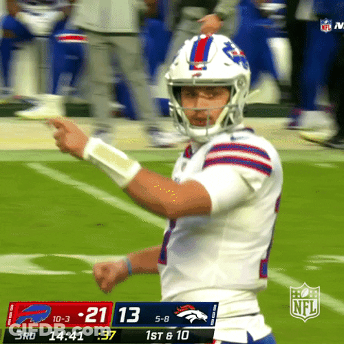 Josh Allen Flirty Winky Face GIF