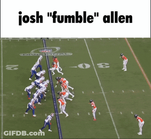 Josh Allen Fumble Football Game GIF