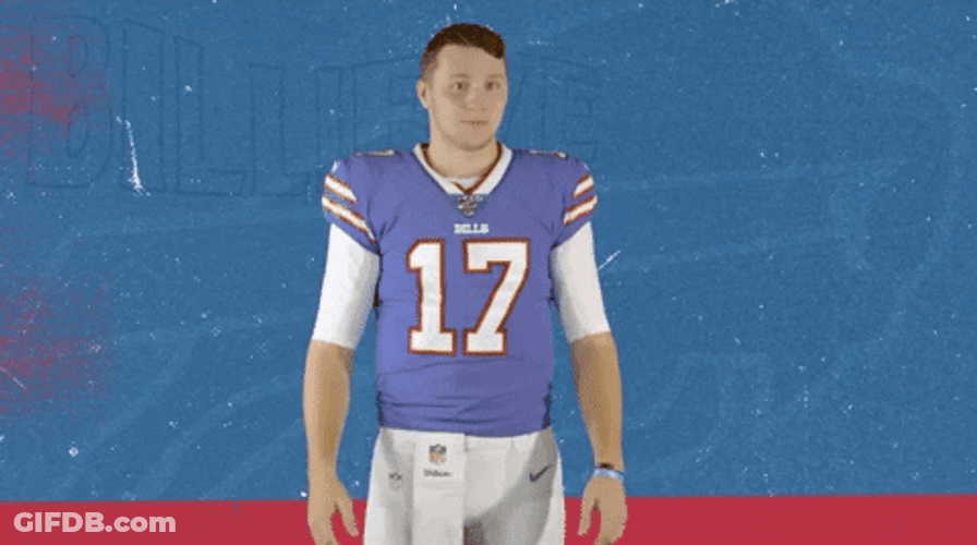 Josh Allen Pointing GIF