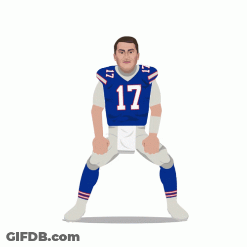 Josh Allen Screaming Animation GIF