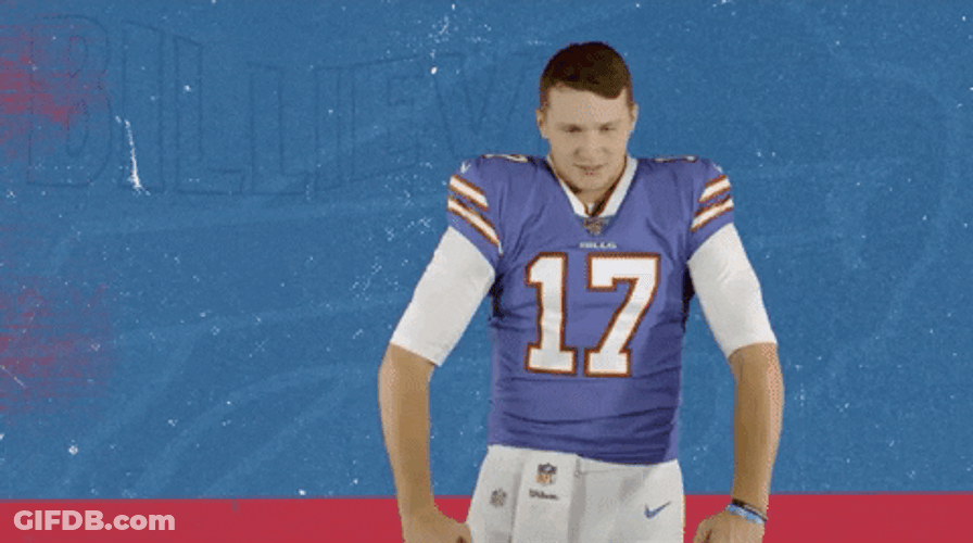 Josh Allen Showing His Body GIF