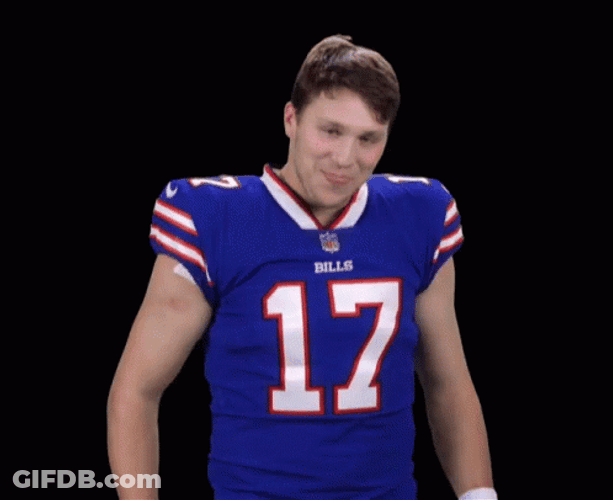 Josh Allen Thumbs Up Down GIF