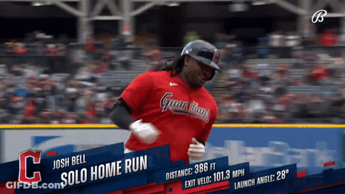 Josh Bell Running On Field GIF