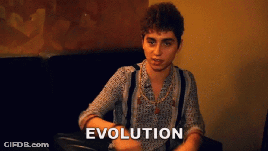 Josh Kiszka Explains Evolution GIF