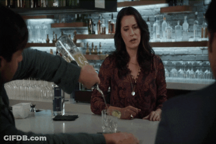 Josh Peck Pouring Liquor GIF