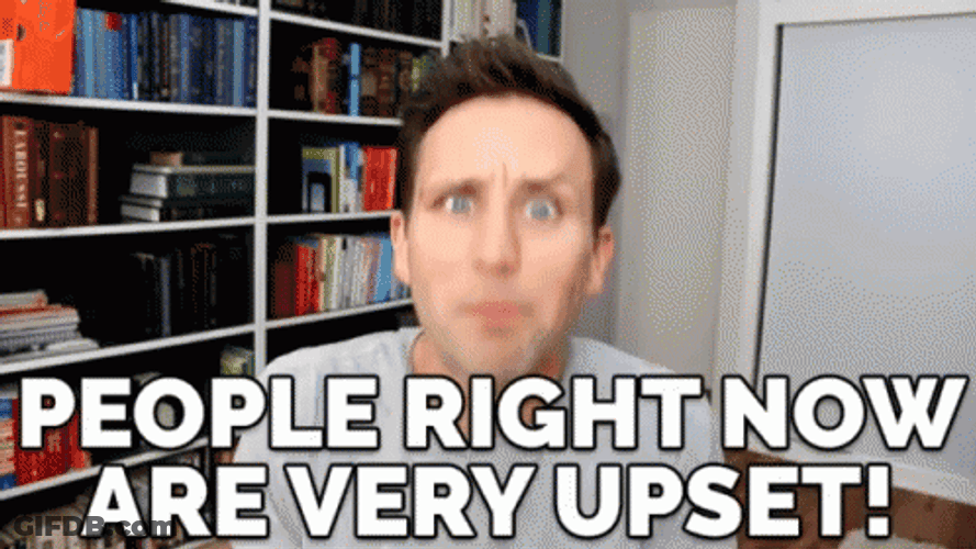 Josh Sundquist Saying People Are Upset Right Now GIF