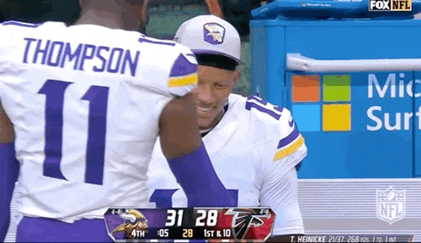 Joshua Dobbs Talking To NaJee Thompson GIF