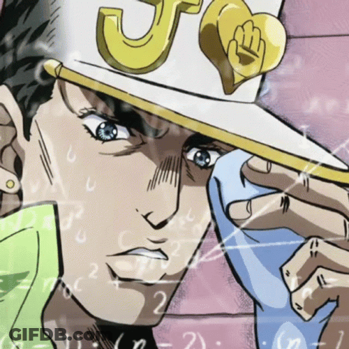 Jotaro Kujo Confused Meme GIF