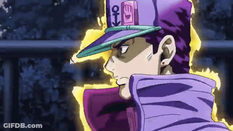 Jotaro Kujo Punch Power Up GIF