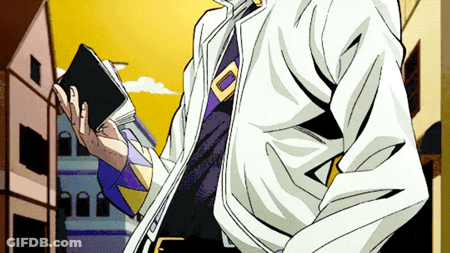 Jotaro Kujo Side Look GIF