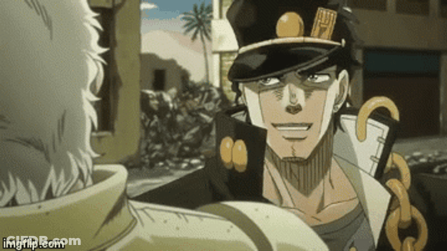 Jotaro Kujo Smirk Smile GIF