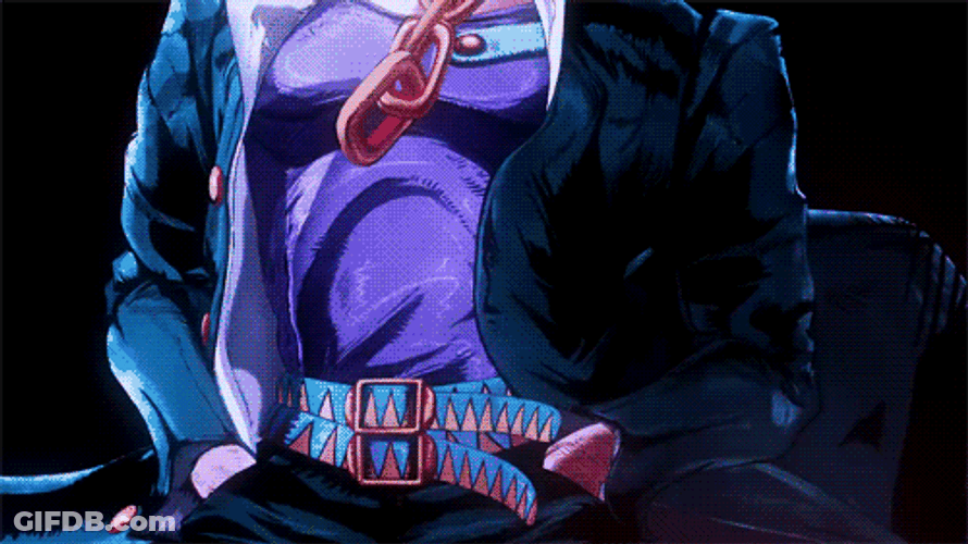 Jotaro Kujo Star Platinum Punch GIF