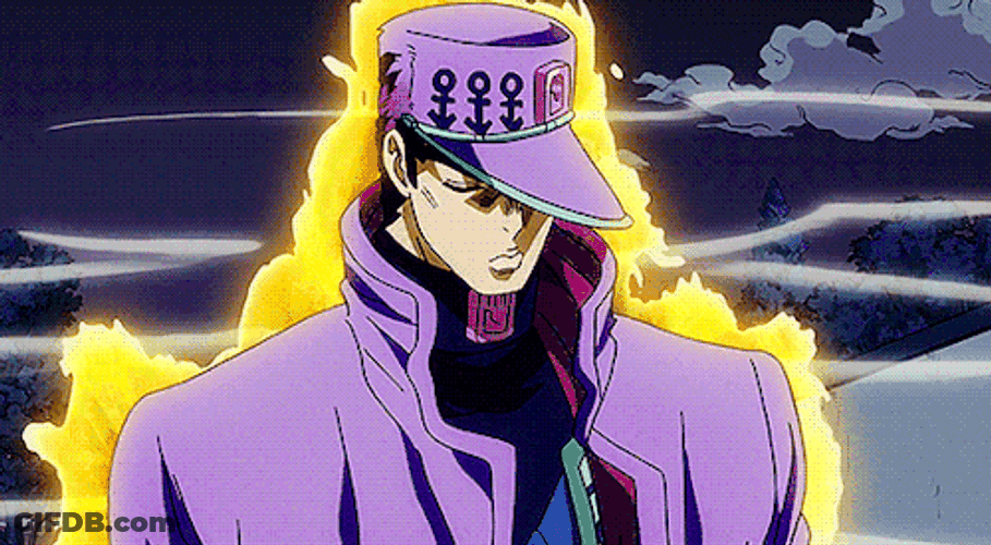 Jotaro Star Platinum Fired Up GIF