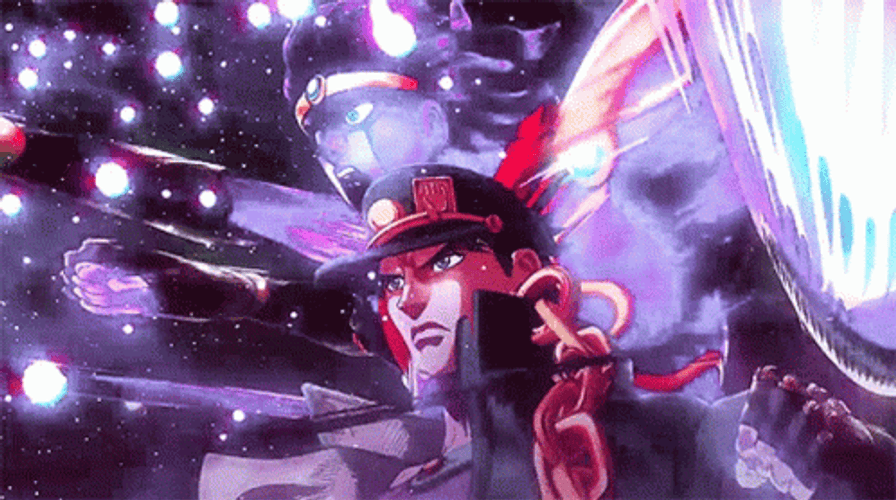 Jotaru Kujo Ora Ora Ora Zoom Punch GIF