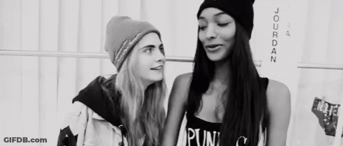 Jourdan Dunn Laughing GIF