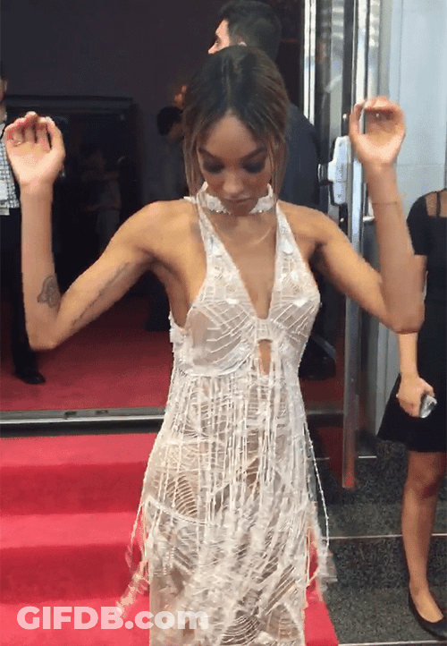 Jourdan Dunn Shimmy GIF