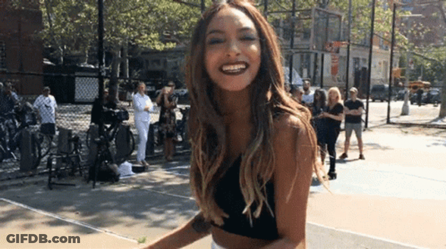 Jourdan Dunn Small Hand Gesture GIF