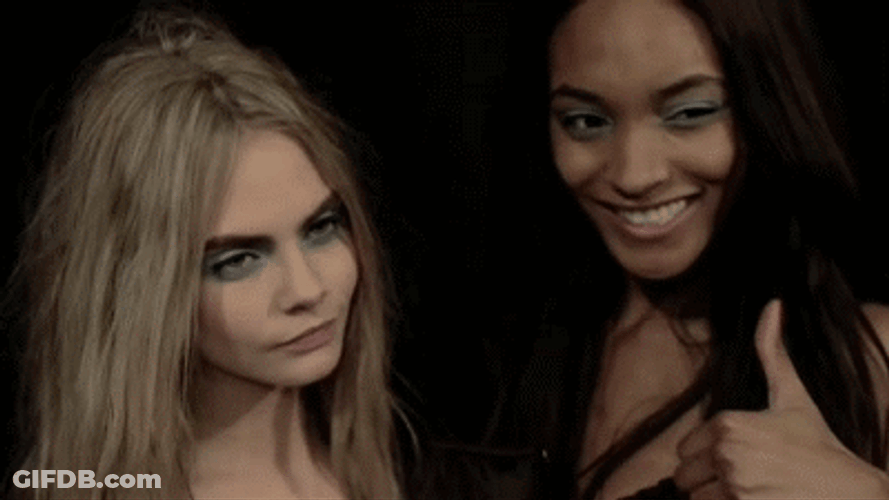 Jourdan Dunn Thumbs Up GIF