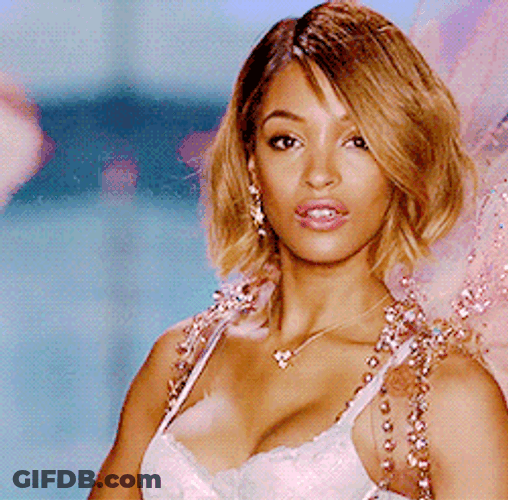 Jourdan Dunn Victoria's Secret GIF