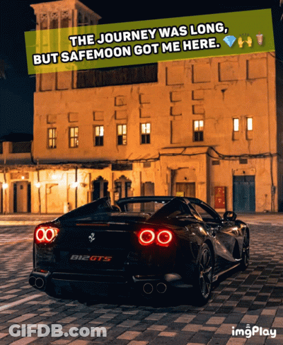 Journey Was Long But Safemoon Got Me Here Poster GIF