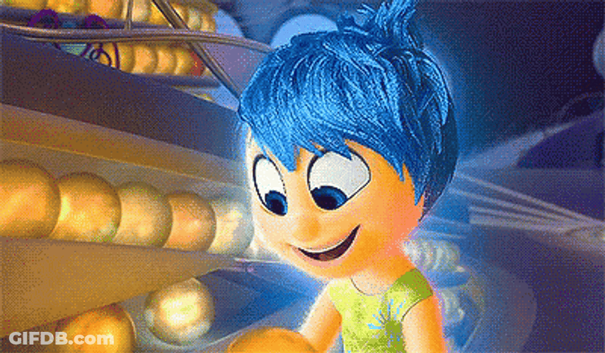 Joy Inside Out Happy Hug GIF