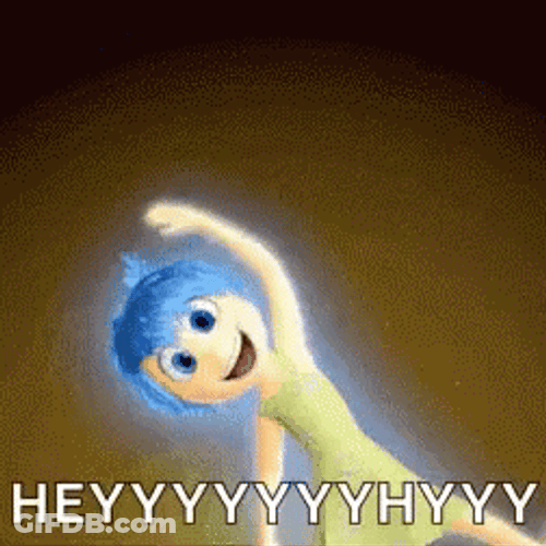 Joy Inside Out Hey GIF