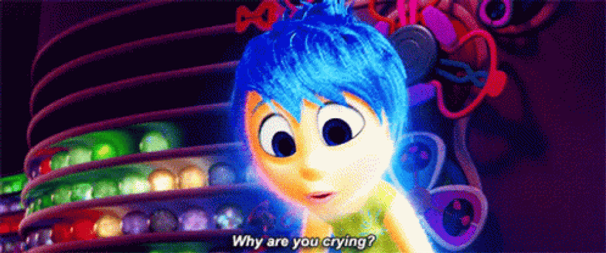 Joy Inside Out Why You Crying GIF