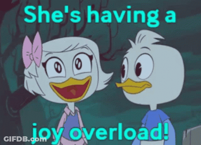 Joy Overload DuckTales GIF