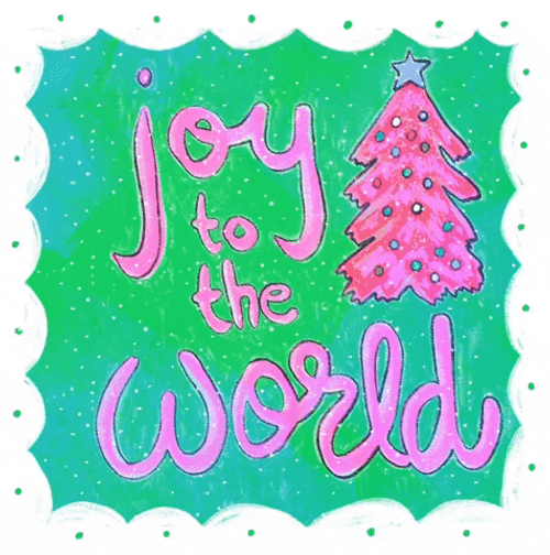 Joy To The World Snow Falling GIF