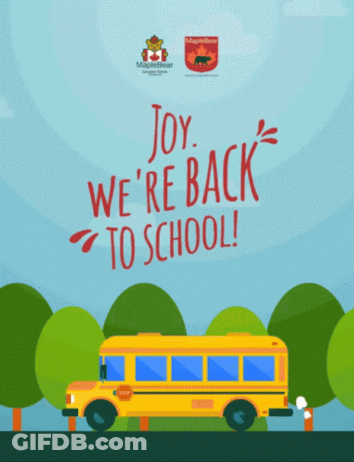 Joy Were Back To School GIF