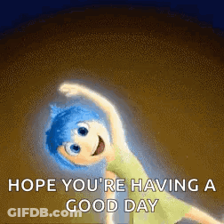 Joy Yoga Saying Hope You're Having Good Day GIF