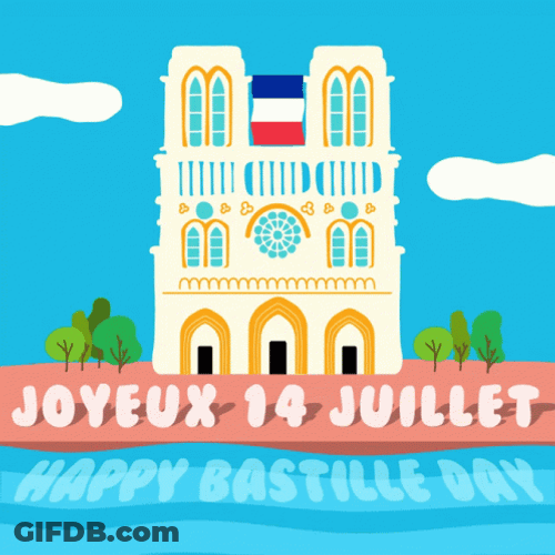 Joyeux 14 Juillet Bastille Day GIF