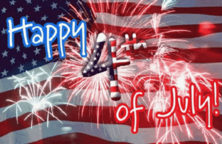 Joyful 4Th Of July Birthday GIF