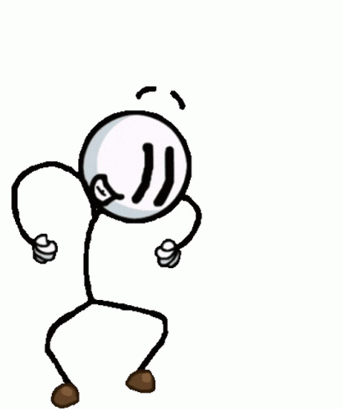 Joyful Stickman Clapping GIF